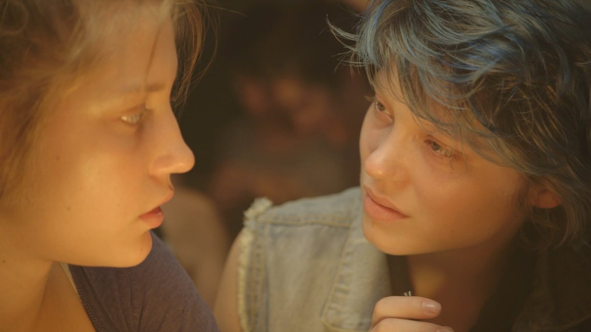 Adele Exarchopolous and Lea Seydoux in Blue is the Warmest Colour. 